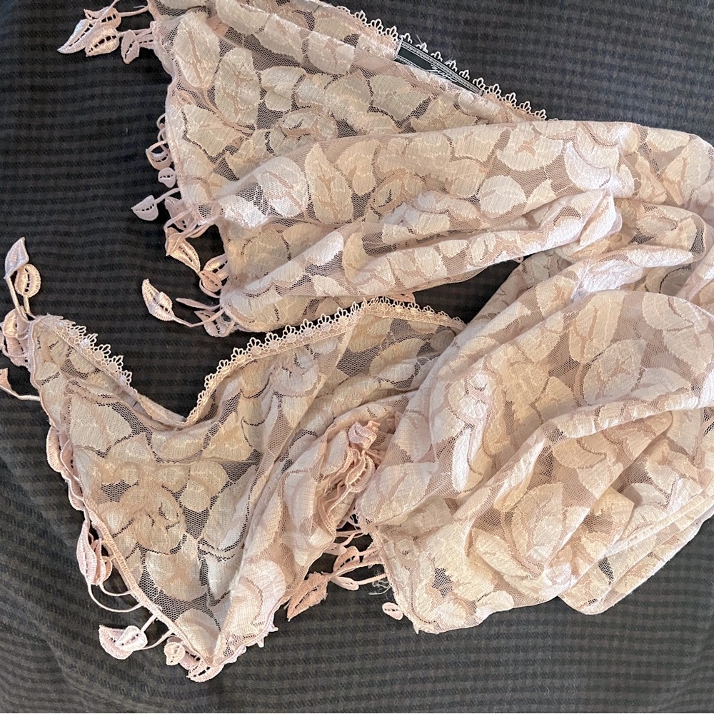 Pink scarf